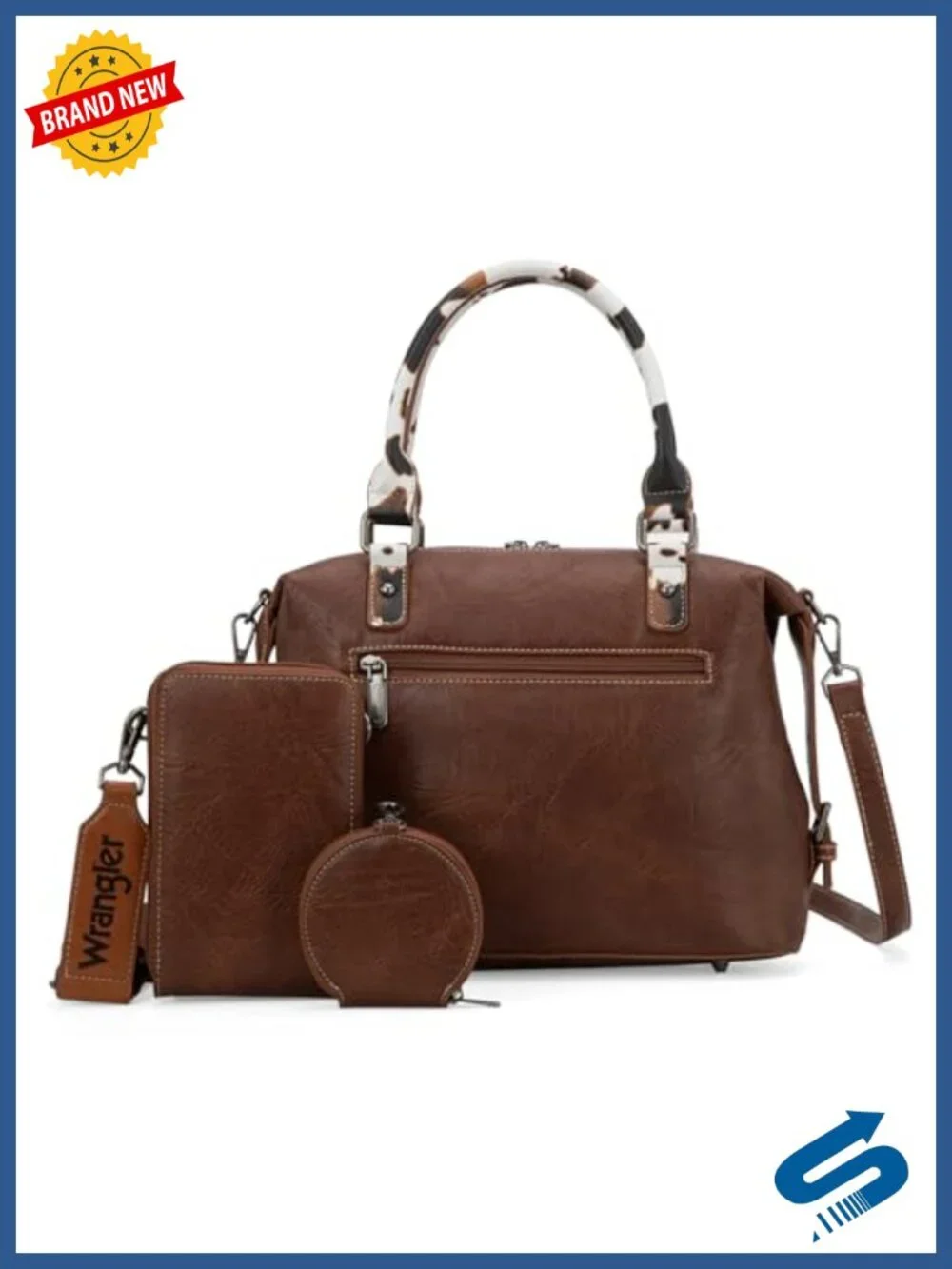 3-Piece Doctor Bag Set with Cell Phone Bag and Coin Purse